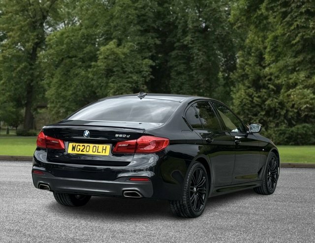 BMW 5 Series 2020 2.0 520D Mht M Sport Saloon Hybrid WG20OLH Black #4