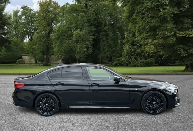 BMW 5 Series 2020 2.0 520D Mht M Sport Saloon Hybrid WG20OLH Black #3