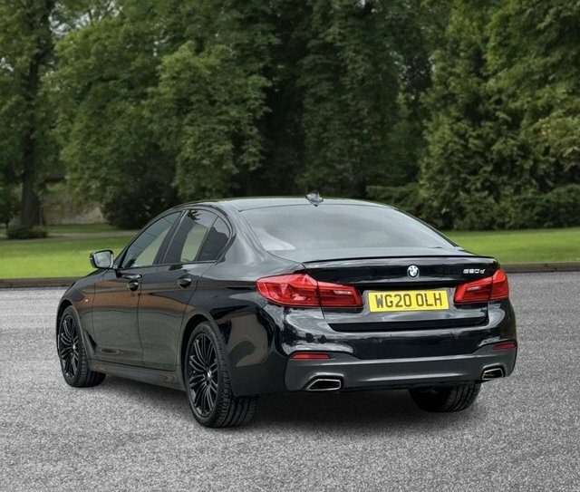 BMW 5 Series 2020 2.0 520D Mht M Sport Saloon Hybrid WG20OLH Black #5