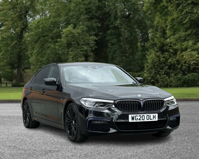 BMW 5 Series 2020 2.0 520D Mht M Sport Saloon Hybrid Black
