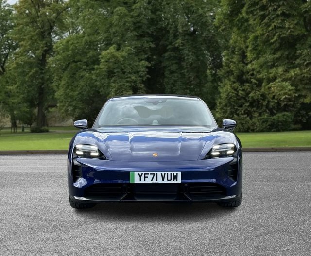 Porsche Taycan 2021 Performance Plus 93.4Kwh Turbo Saloon Ele YF71VUW Blue #6