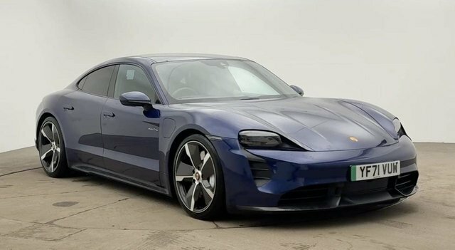 Porsche Taycan 2021 Performance Plus 93.4Kwh Turbo Saloon Ele Blue