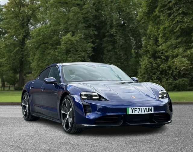 Porsche Taycan 2021 Performance Plus 93.4Kwh Turbo Saloon Ele YF71VUW Blue
