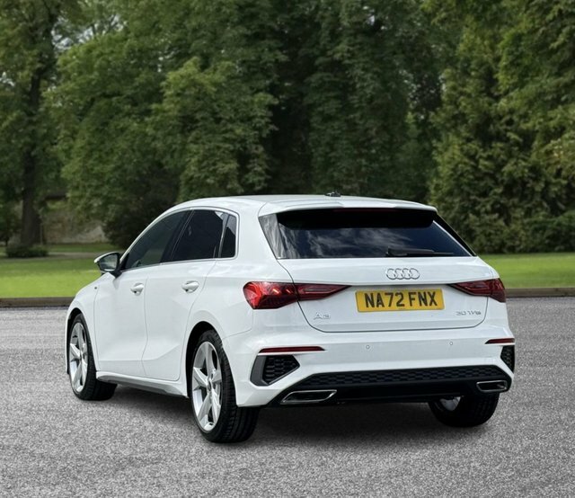 Audi A3 2022 1.0 Tfsi 30 S Line Sportback S Tro NA72FNX White #5