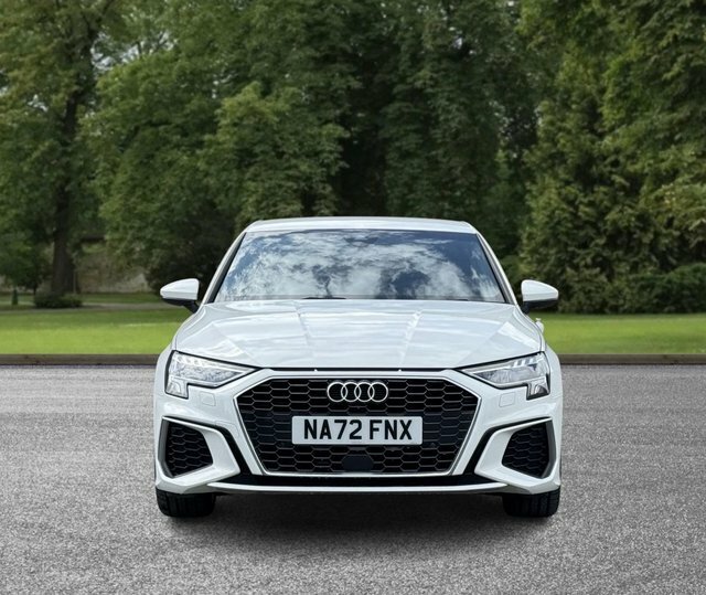 Audi A3 2022 1.0 Tfsi 30 S Line Sportback S Tro NA72FNX White #6