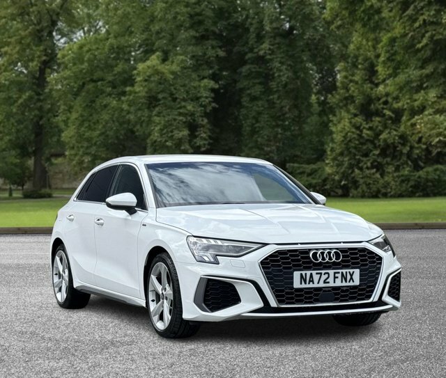 Audi A3 2022 1.0 Tfsi 30 S Line Sportback S Tro White