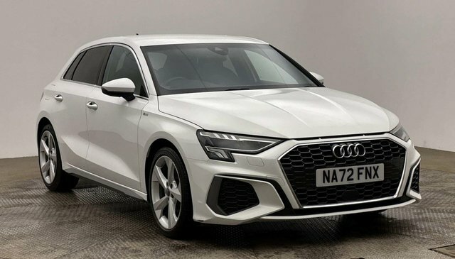 Audi A3 2022 1.0 Tfsi 30 S Line Sportback S Tro White