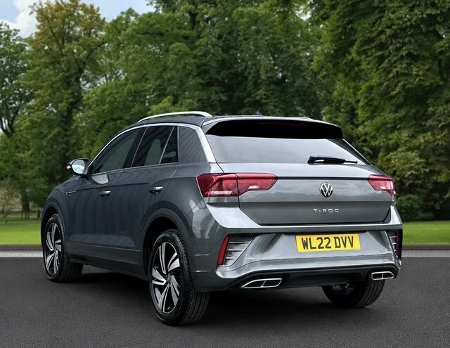 Volkswagen T-Roc 2022 1.5 Tsi R-line Suv Euro 6 WL22DVV Grey #6