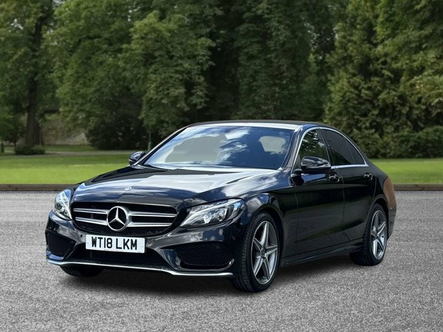 Mercedes-Benz C Class 2018 2.1 C220d Amg Line Saloon G-tronic WT18LKM Black #2