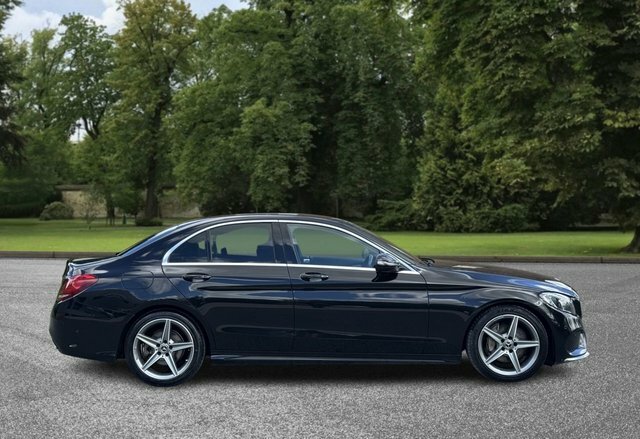 Mercedes-Benz C Class 2018 2.1 C220d Amg Line Saloon G-tronic WT18LKM Black #3