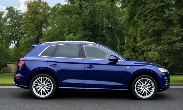 Audi Q5 2017 2.0 Tdi S Line Suv S Tronic Quattr DE67AON Blue #4