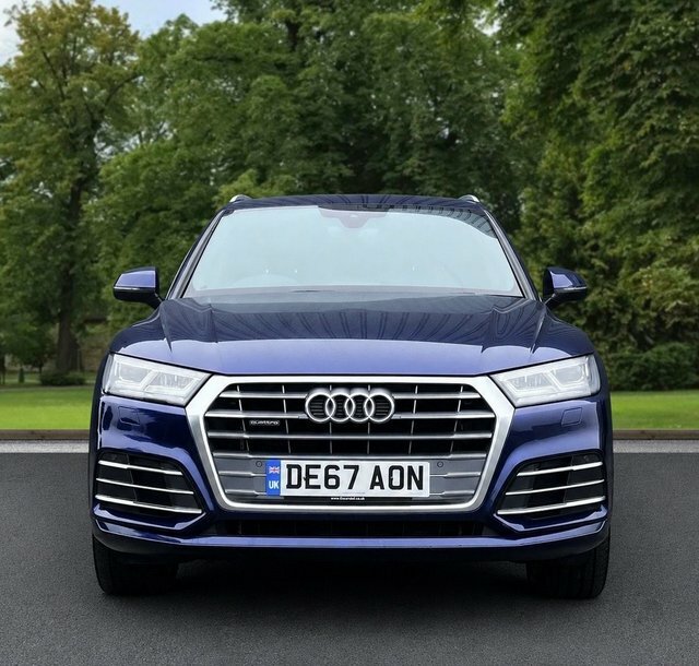 Audi Q5 2017 2.0 Tdi S Line Suv S Tronic Quattr DE67AON Blue #3