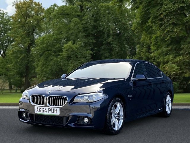 BMW 5 Series 2014 2.0 520D M Sport Saloon Eur Black #2