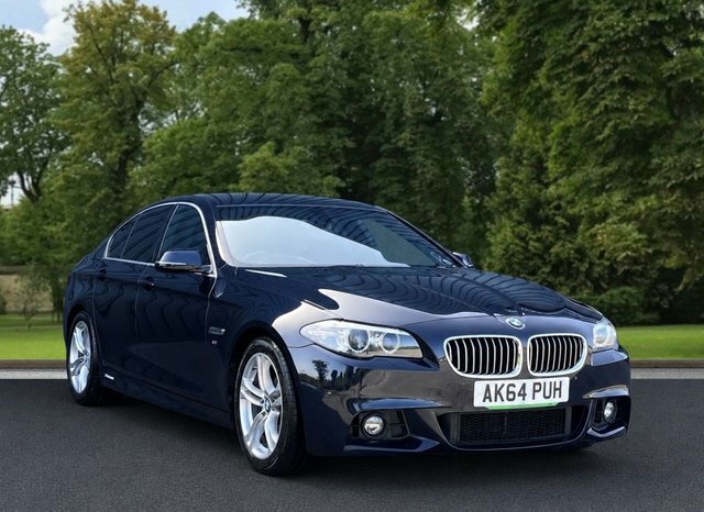 BMW 5 Series 2014 2.0 520D M Sport Saloon Eur Black
