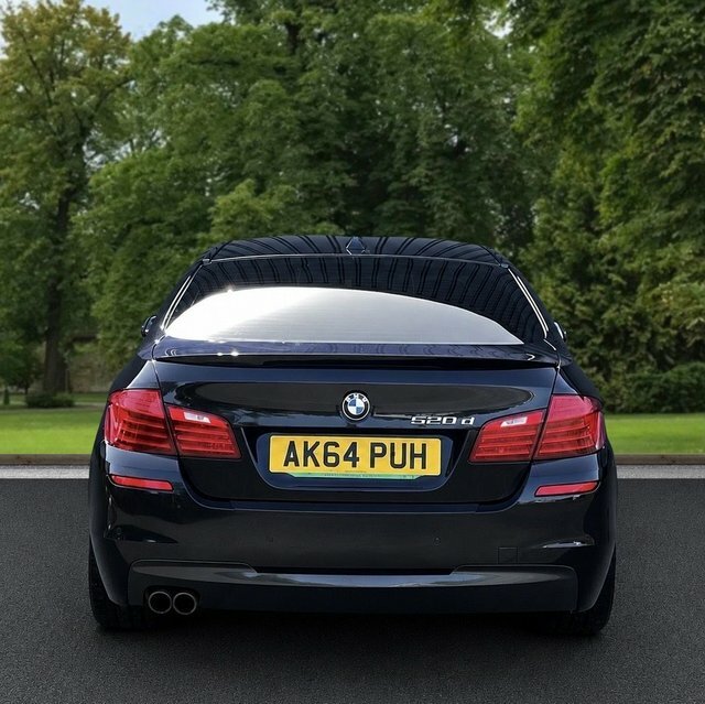 BMW 5 Series 2014 2.0 520D M Sport Saloon Eur Black #5