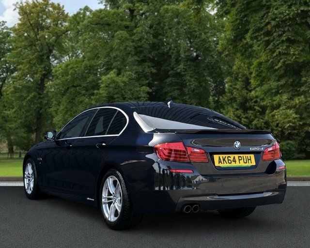 BMW 5 Series 2014 2.0 520D M Sport Saloon Eur Black #6
