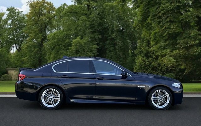 BMW 5 Series 2014 2.0 520D M Sport Saloon Eur Black #4
