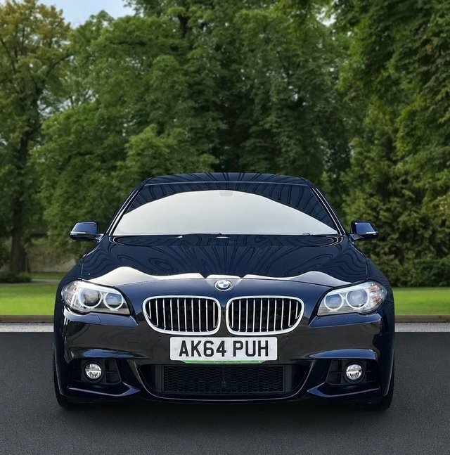BMW 5 Series 2014 2.0 520D M Sport Saloon Eur Black #3
