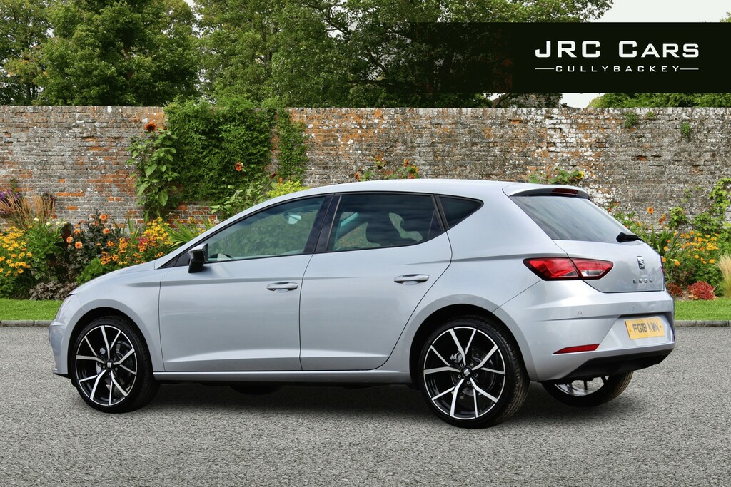 Seat Leon Hatchback 1.6 Tdi Se Dynamic 2019 FG19KWN Silver #3