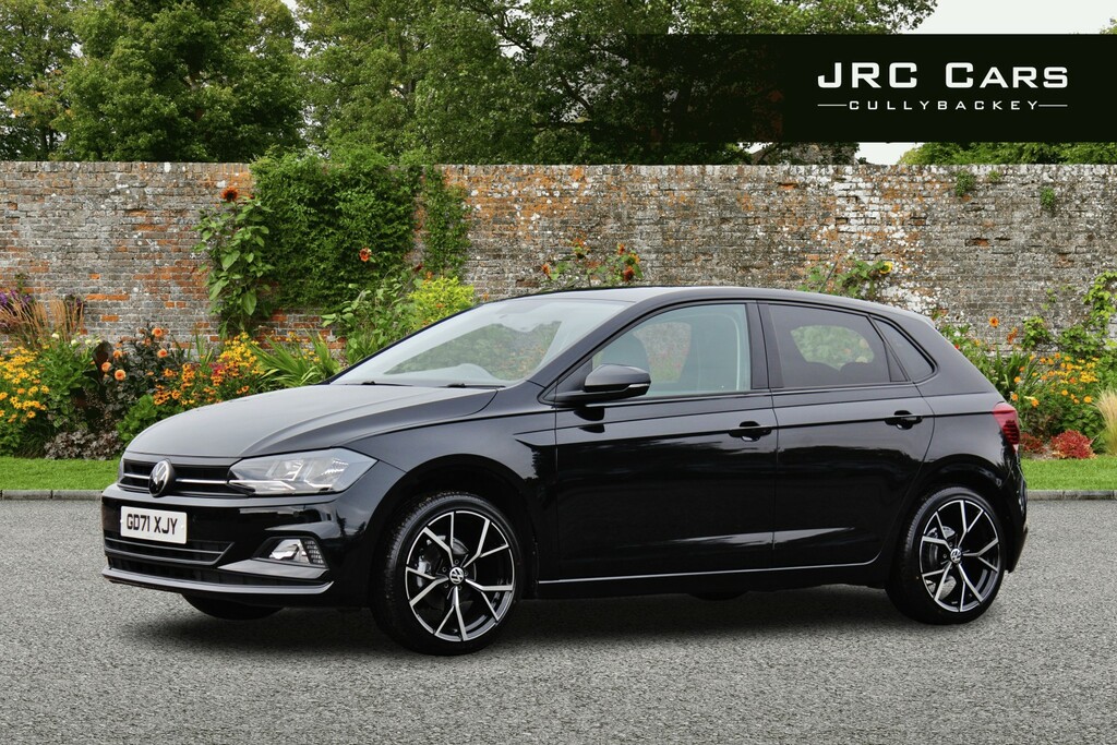 Volkswagen Polo Hatchback 1.0 Evo Match 2021 GD71XJY Black #2