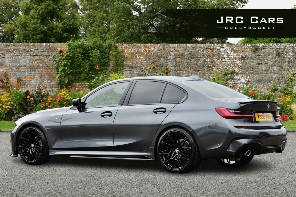BMW 3 Series Saloon 2.0 320D M Sport Saloon 2022 YB22TVN Grey #4
