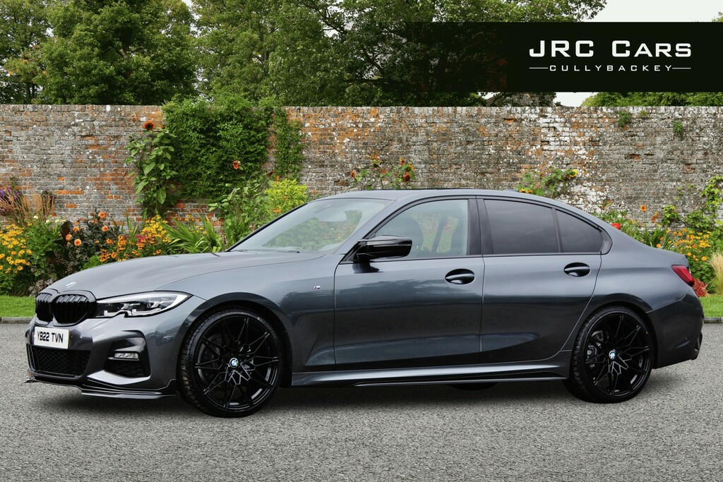 BMW 3 Series Saloon 2.0 320D M Sport Saloon 2022 YB22TVN Grey #2