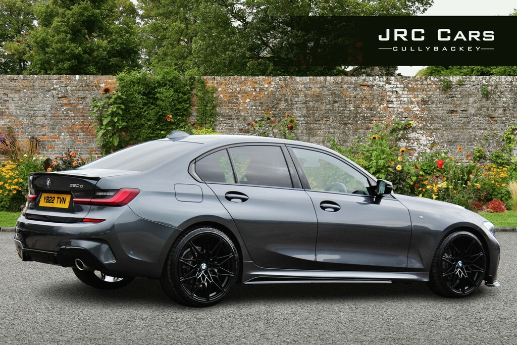 BMW 3 Series Saloon 2.0 320D M Sport Saloon 2022 YB22TVN Grey #3