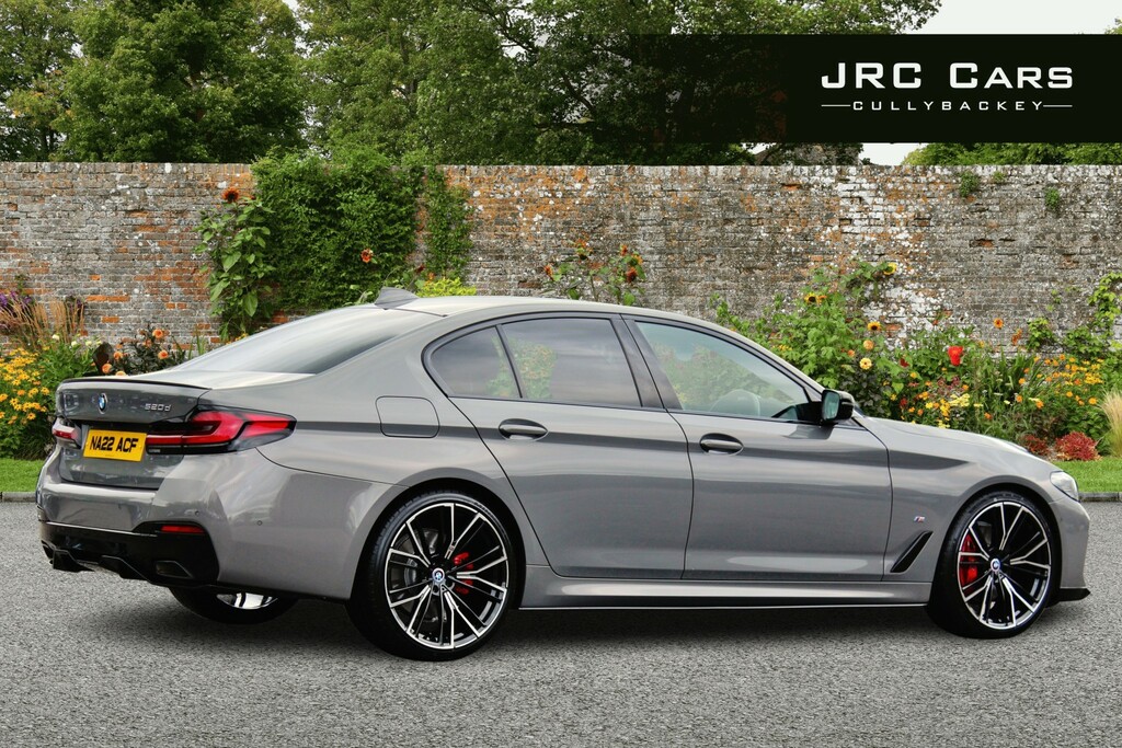 BMW 5 Series Saloon 2.0 520D M Sport Saloon 2022 NA22ACF Grey #3