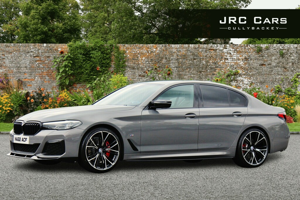 BMW 5 Series Saloon 2.0 520D M Sport Saloon 2022 NA22ACF Grey #2