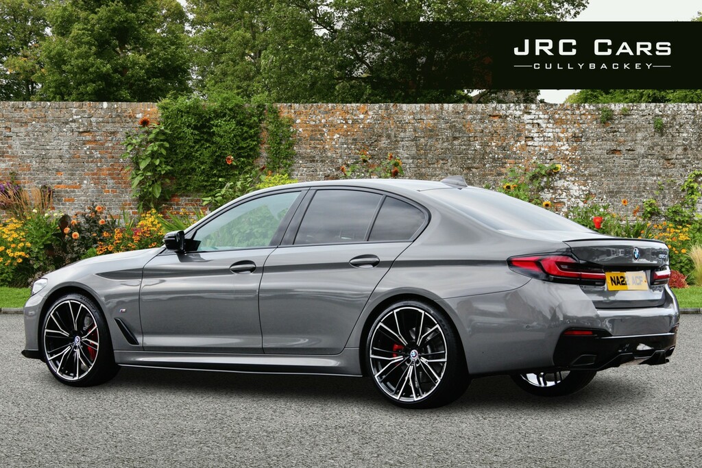 BMW 5 Series Saloon 2.0 520D M Sport Saloon 2022 NA22ACF Grey #4