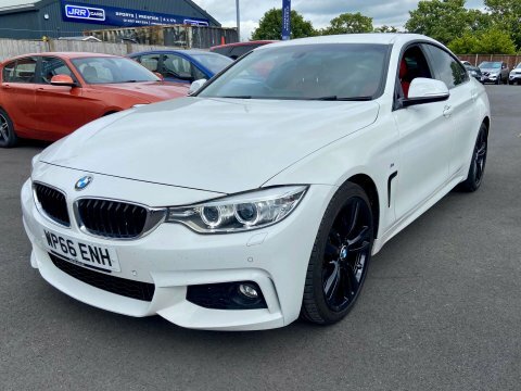 BMW 4 Series Gran Coupe 2.0 420D Gran WP66ENH White #4