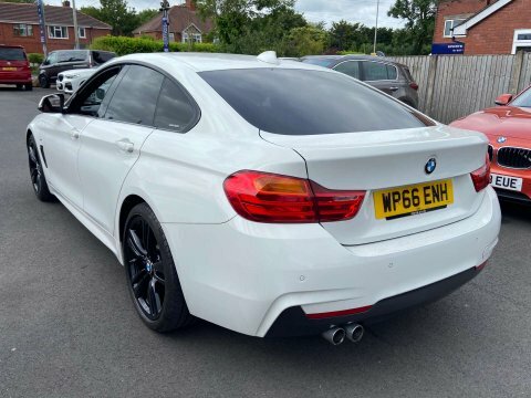 BMW 4 Series Gran Coupe 2.0 420D Gran WP66ENH White #6
