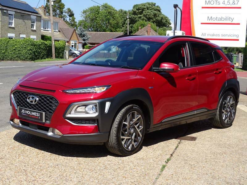 Hyundai Kona 1.6 Gdi Hybrid Premium Se Dct Red #3