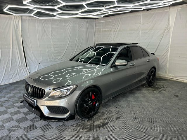 Mercedes-Benz C Class 2.1 C300dh Amg Line Premium Plus Saloon Dies AO15YAH Silver #3