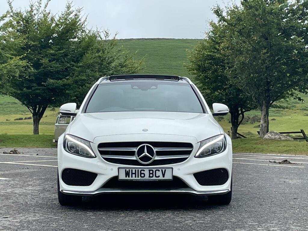 Mercedes-Benz C Class Estate C250d Amg Line Premium Plus Estate Wh WH16BCV White #6