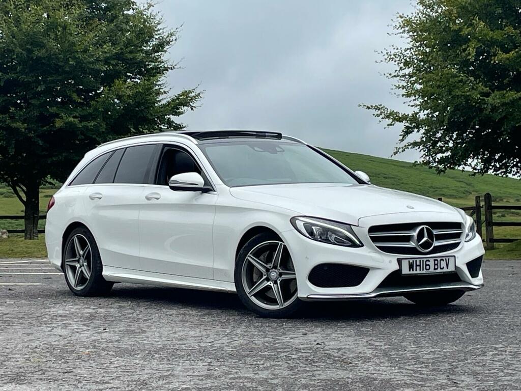 Mercedes-Benz C Class Estate C250d Amg Line Premium Plus Estate Wh White