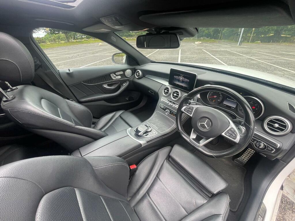 Mercedes-Benz C Class Estate C250d Amg Line Premium Plus Estate Wh WH16BCV White #4
