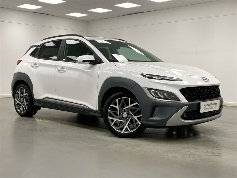 Hyundai Kona 1.6 Gdi Hybrid Ultimate Dct DN23VKR White