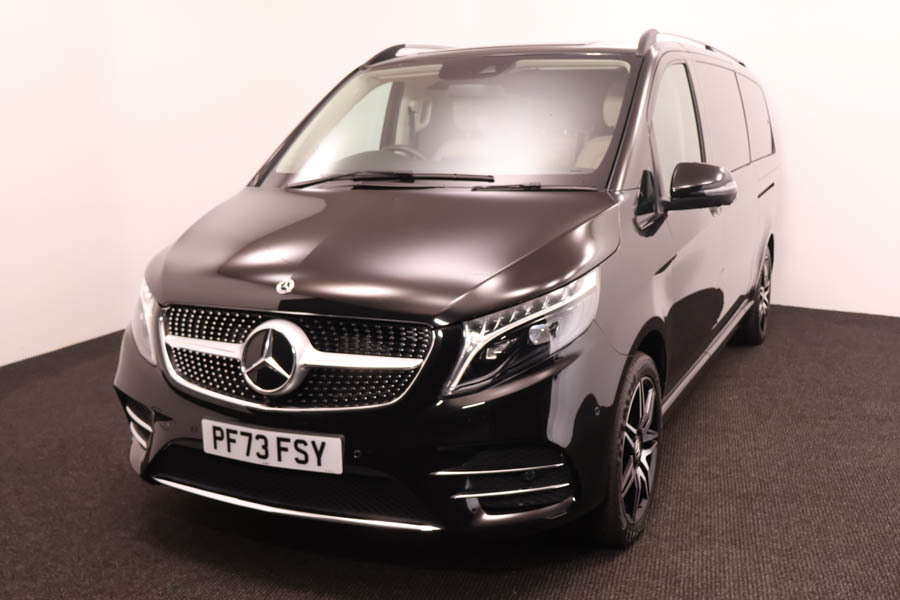 Mercedes-Benz V Class 2.0 V300d Amg Line 9G Tronic Extra Long PF73FSY Black #3