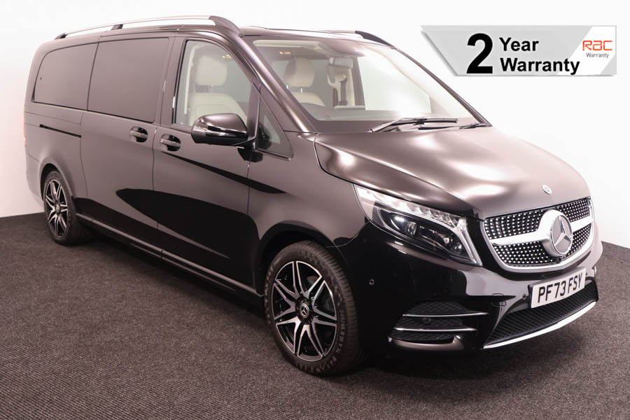 Mercedes-Benz V Class 2.0 V300d Amg Line 9G Tronic Extra Long Black