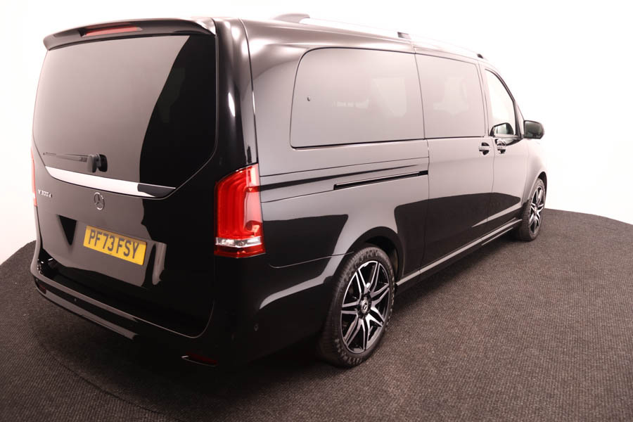 Mercedes-Benz V Class 2.0 V300d Amg Line 9G Tronic Extra Long PF73FSY Black #5