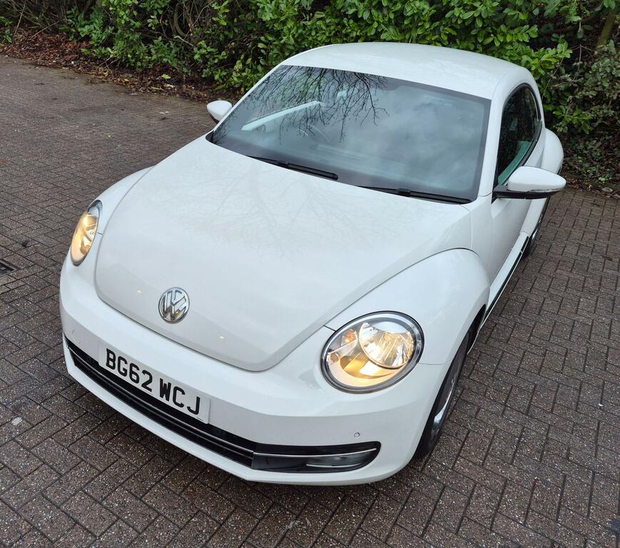 Volkswagen Beetle Design White #4