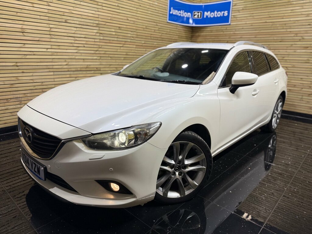 Mazda 6 2.2 Skyactiv-d Sport Nav Tourer White