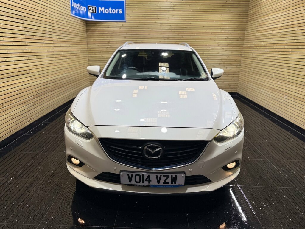 Mazda 6 2.2 Skyactiv-d Sport Nav Tourer VO14VZW White #2