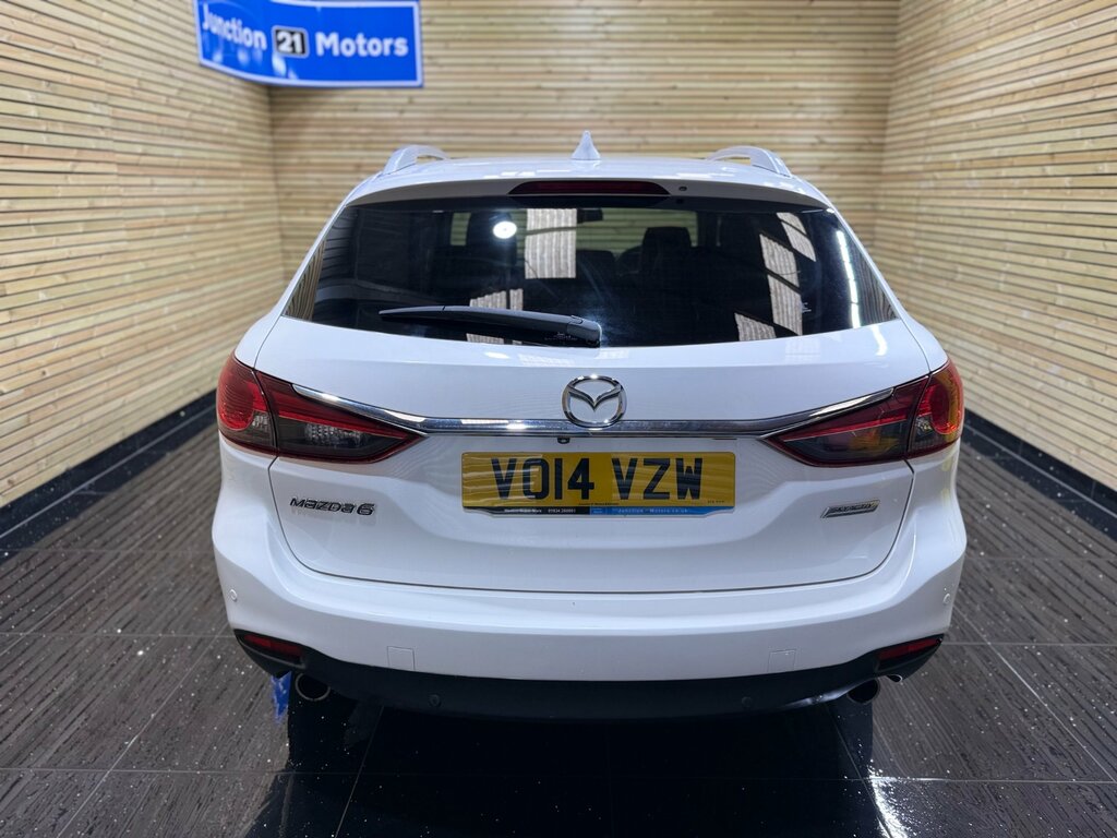 Mazda 6 2.2 Skyactiv-d Sport Nav Tourer VO14VZW White #3