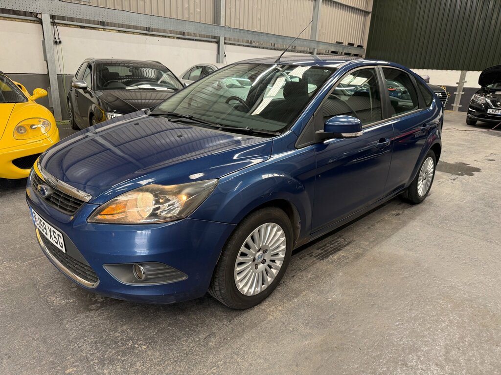 Ford Focus 1.8 Titanium Hatchback 169 Gkm RJ59XSG Blue #6