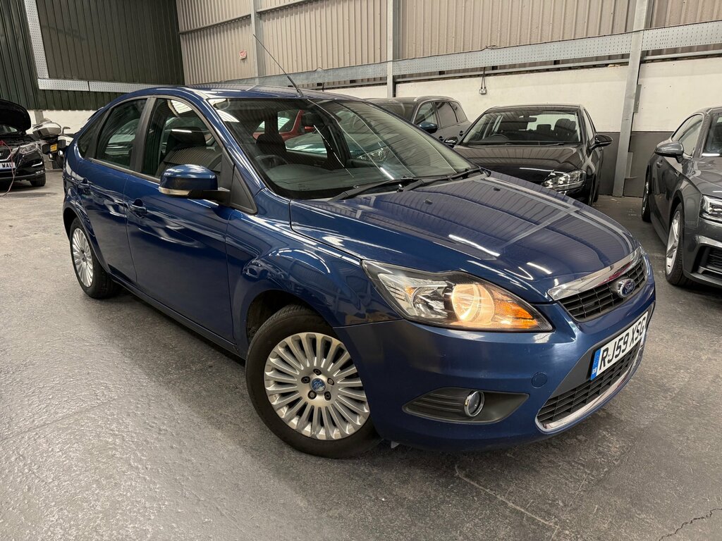 Ford Focus 1.8 Titanium Hatchback 169 Gkm RJ59XSG Blue #4