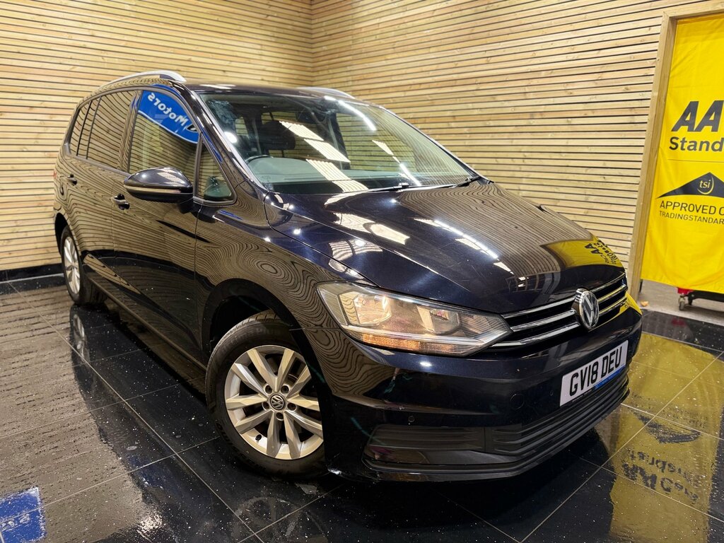 Volkswagen Touran 1.6 Tdi Se Family Mpv Euro 6 S GV18DEU Black #4