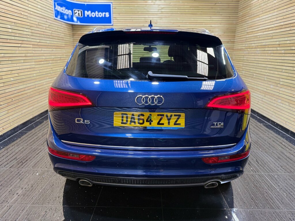 Audi Q5 3.0 Tdi V6 S Line Plus Suv S Tronic Qua DA64ZYZ Blue #3