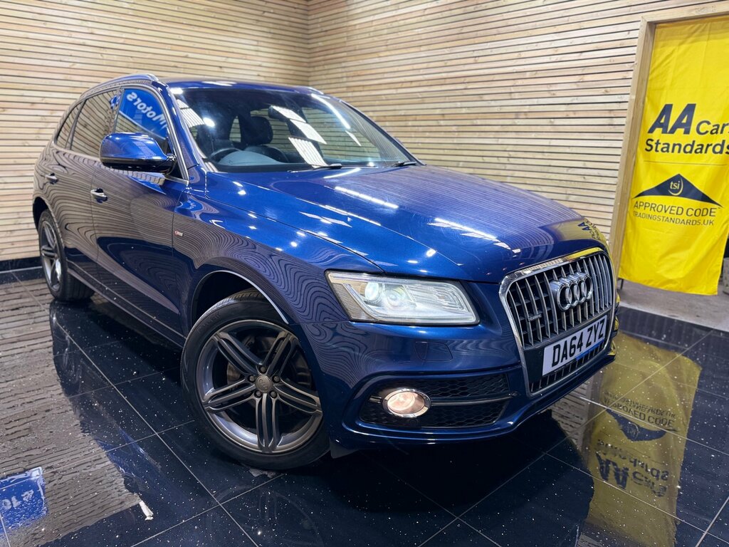 Audi Q5 3.0 Tdi V6 S Line Plus Suv S Tronic Qua DA64ZYZ Blue #4
